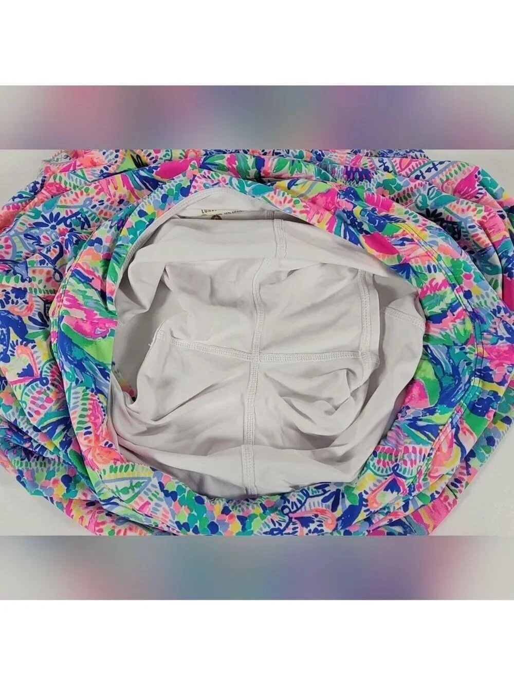 Lilly Pulitzer Luxletic Meryl Azelie Skort Dancing On The Deck Rare Womens Small